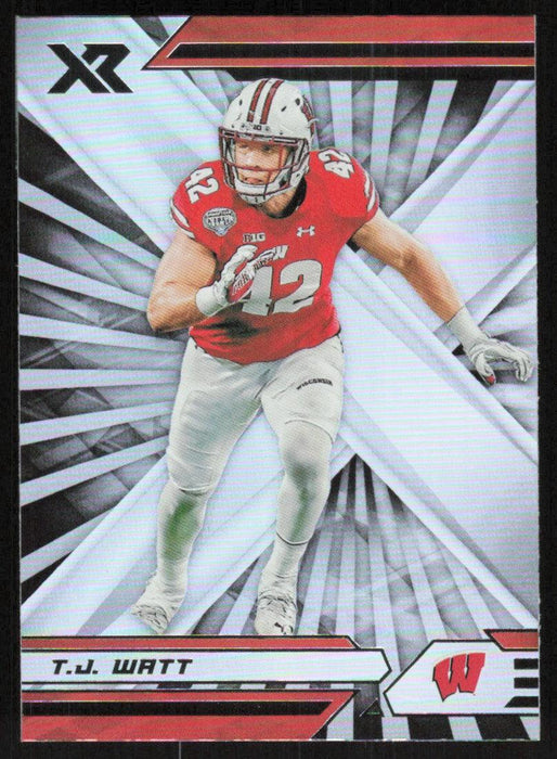 2022 panini chronicles draft picks T.J. Watt Wisconsin Badgers #8