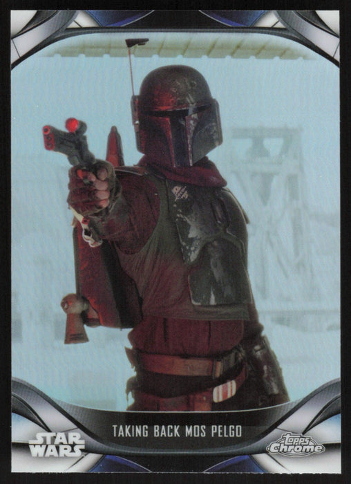 Taking Back Mos Pelgo 2022 Topps Chrome Star Wars Mandalorian # S2-4 Refractor - Collectible Craze America