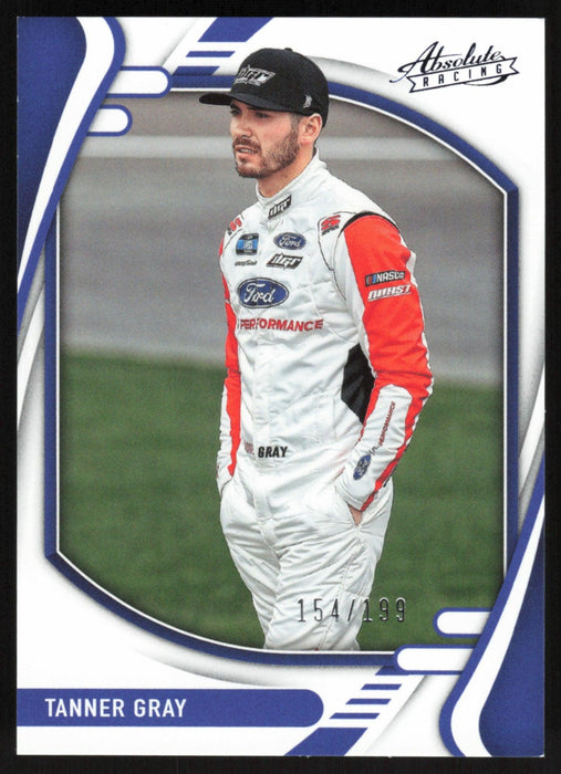 Tanner Gray 2022 Panini Chronicles Racing Absolute Racing # 12 Blue 154/199 - Collectible Craze America