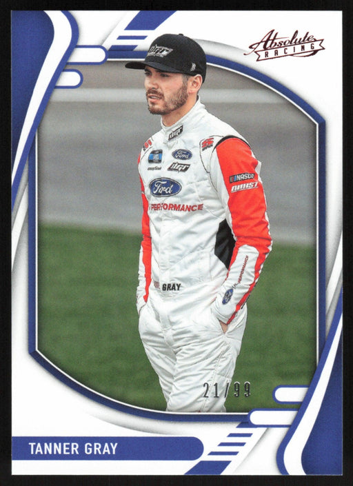 Tanner Gray 2022 Panini Chronicles Racing Absolute Racing # 12 Red 21/99 - Collectible Craze America