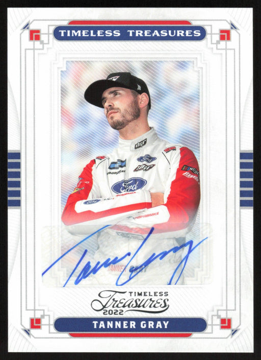 Tanner Gray 2022 Panini Chronicles Racing Timeless Treasures # 2 Auto - Collectible Craze America