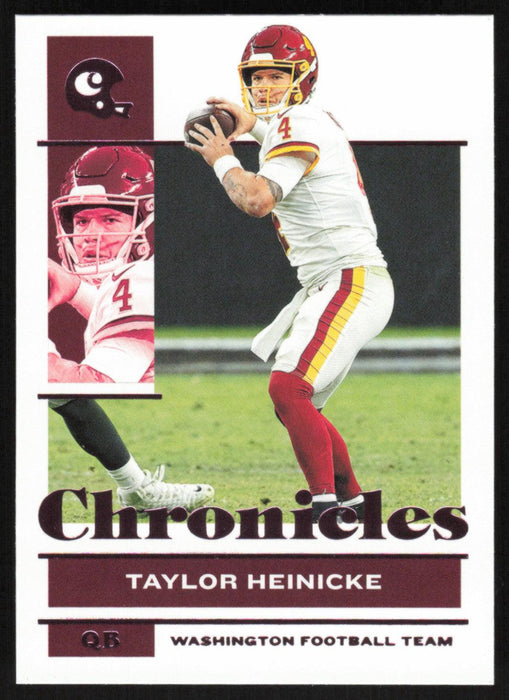 Taylor Heinicke 2021 Panini Chronicles # 95 Pink Washington Football Team - Collectible Craze America