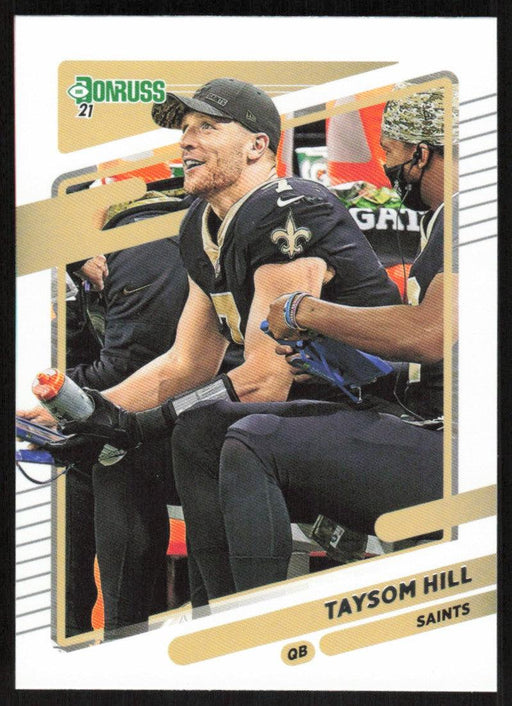 Taysom Hill 2021 Donruss Football # 95 New Orleans Saints Image Variation Base - Collectible Craze America