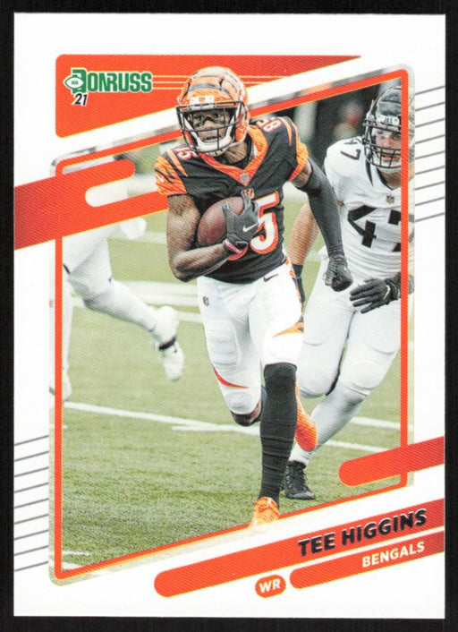 Tee Higgins 2021 Donruss Football # 213 Cincinnati Bengals Base - Collectible Craze America