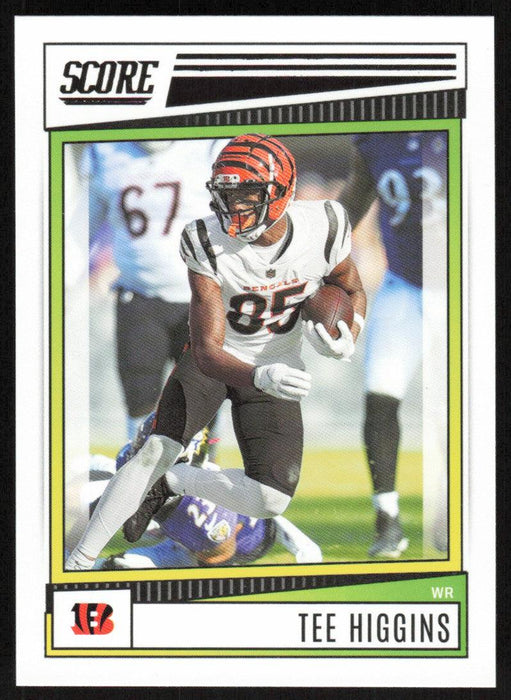 Tee Higgins 2022 Panini Score Football # 192 Base Cincinnati Bengals - Collectible Craze America