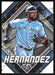 Teoscar Hernandez 2022 Topps Fire Baseball # 139 Toronto Blue Jays Base - Collectible Craze America