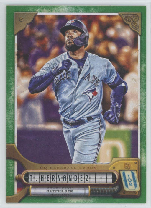 Teoscar Hernandez 2022 Topps Gypsy Queen # 260 Green Border Toronto Blue Jays - Collectible Craze America