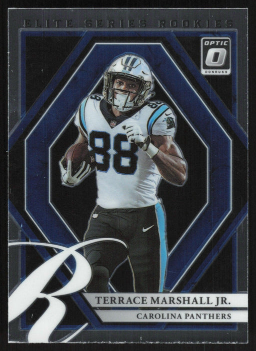 Terrace Marshall Jr. 2021 Donruss Optic Elite Series Rookies # ESR-14 RC Carolina Panthers - Collectible Craze America