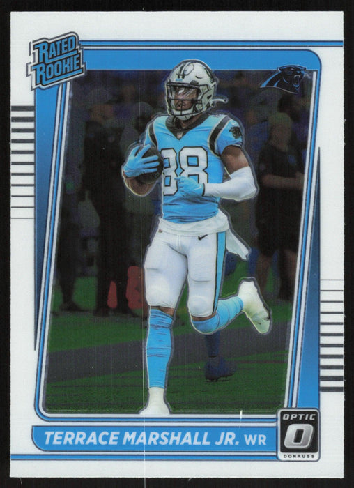 Terrace Marshall Jr. 2021 Donruss Optic Rated Rooke # 218 RC Carolina Panthers Base - Collectible Craze America