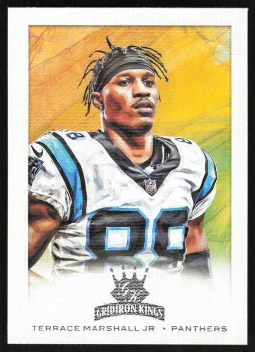 Terrace Marshall Jr. 2021 Panini Chronicles Gridiron Kings # GK-31 RC Carolina Panthers - Collectible Craze America