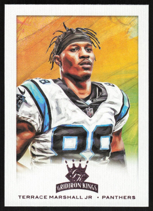 Terrace Marshall Jr. 2021 Panini Chronicles Gridiron Kings # GK-31 RC Pink Carolina Panthers - Collectible Craze America