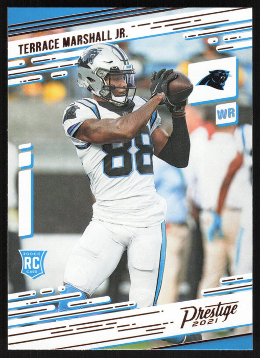 Terrace Marshall Jr. 2021 Panini Chronicles Prestige # 216 RC Carolina Panthers - Collectible Craze America