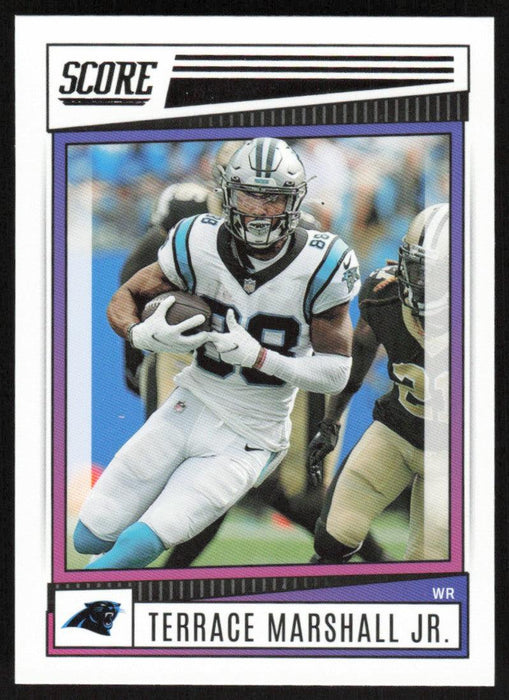 Terrace Marshall Jr. 2022 Panini Score Football # 47 Base Carolina Panthers - Collectible Craze America