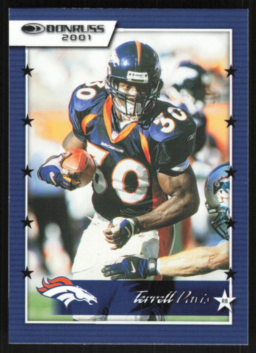 Terrell Davis 2021 Donruss Retro 2001 # 01-24 Denver Broncos - Collectible Craze America