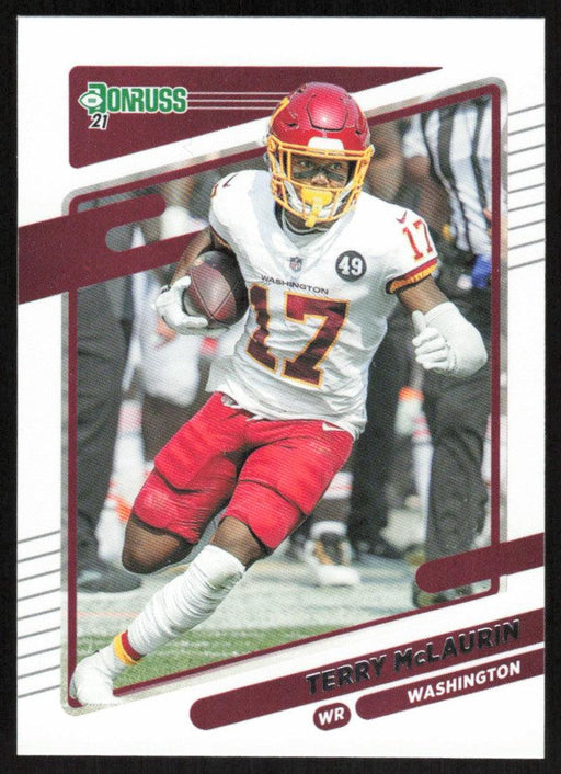 Terry McLaurin 2021 Donruss Football # 6 Washington Football Team Base - Collectible Craze America
