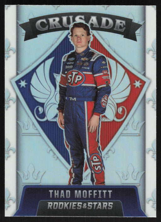 Thad Moffitt 2022 Panini Chronicles Racing Crusade # 12 Silver Prizm - Collectible Craze America