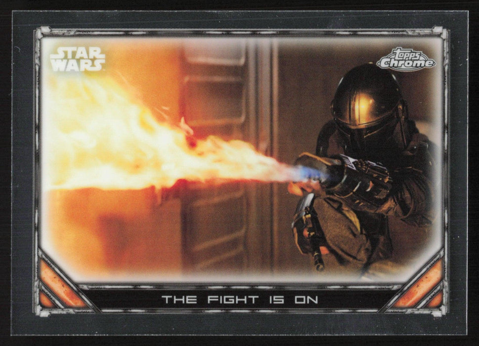 The Fight is on 2022 Topps Chrome Star Wars Mandalorian # S1-18 - Collectible Craze America