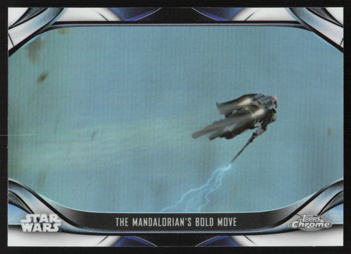 The Mandalorian's Bold Move 2022 Topps Chrome Star Wars Mandalorian # S2-6 Refractor - Collectible Craze America