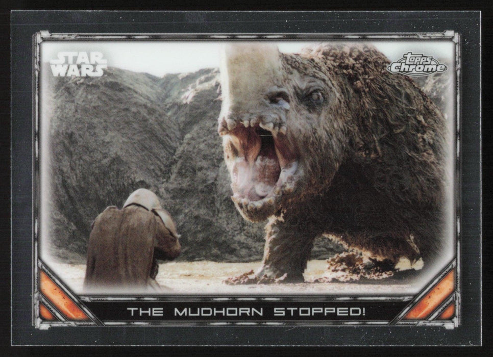 The Mudhorn Stopped! 2022 Topps Chrome Star Wars Mandalorian # S1-11 - Collectible Craze America