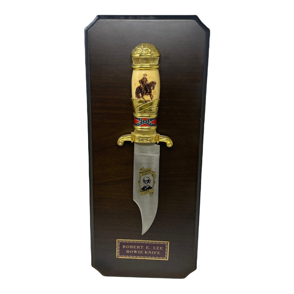 The Official Franklin Mint General Robert E. Lee Bowie Knife with Display  Plaque