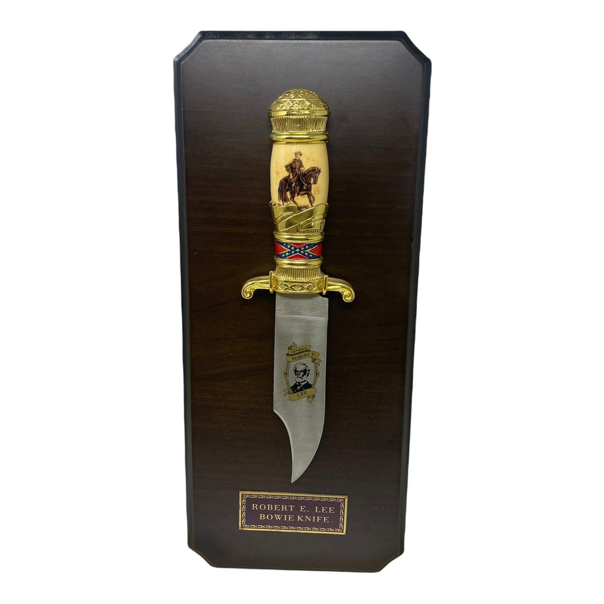 The Official Franklin Mint General Robert E. Lee Bowie Knife with Disp —  Collectible Craze America