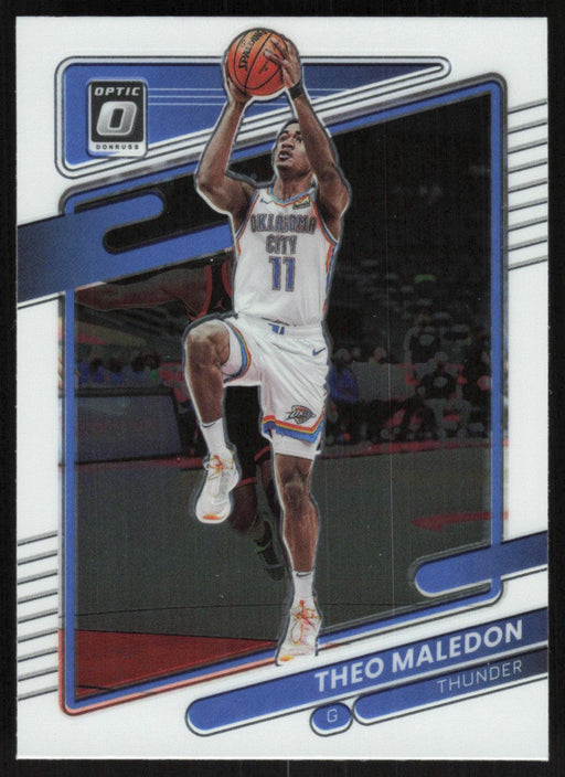 Theo Maledon 2021 Panini Donruss Optic # 58 Oklahoma City Thunder Base - Collectible Craze America