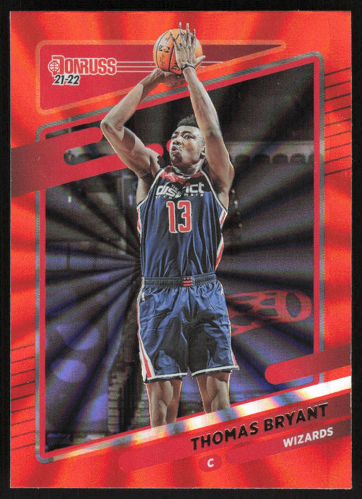 Thomas Bryant 2021 Donruss # 7 Orange Holo Laser Washington Wizards - Collectible Craze America