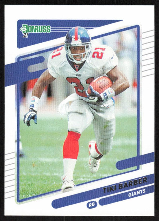 Tiki Barber 2021 Donruss Football # 84 New York Giants Base - Collectible Craze America