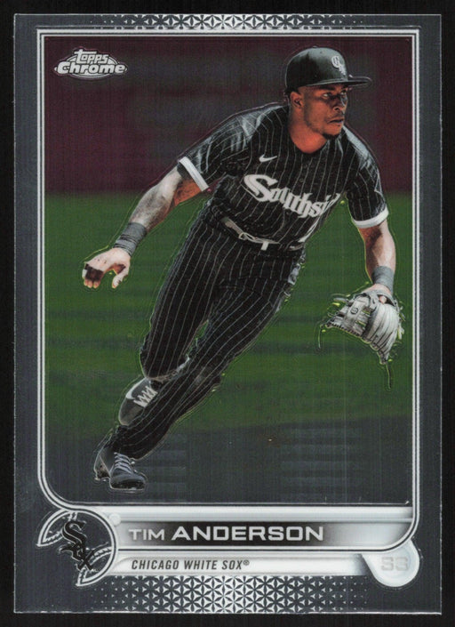 Tim Anderson 2022 Topps Chrome Baseball # 197 Chicago White Sox Base - Collectible Craze America