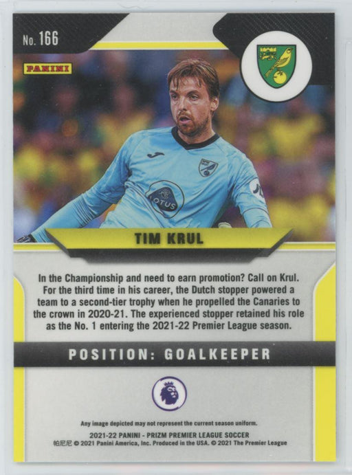 Tim Krul 2021 Panini Prizm Premier League Soccer # 166 - Collectible Craze America