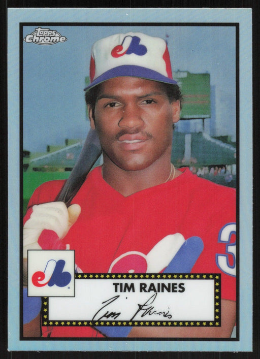 Tim Raines 2021 Topps Chrome Platinum Anniversary # 663 Refractor Montreal Expos - Collectible Craze America