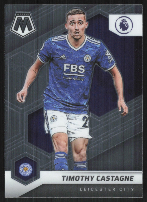 Timothy Castagne 2021 Panini Mosaic Premier League # 28 Leicester City Base - Collectible Craze America