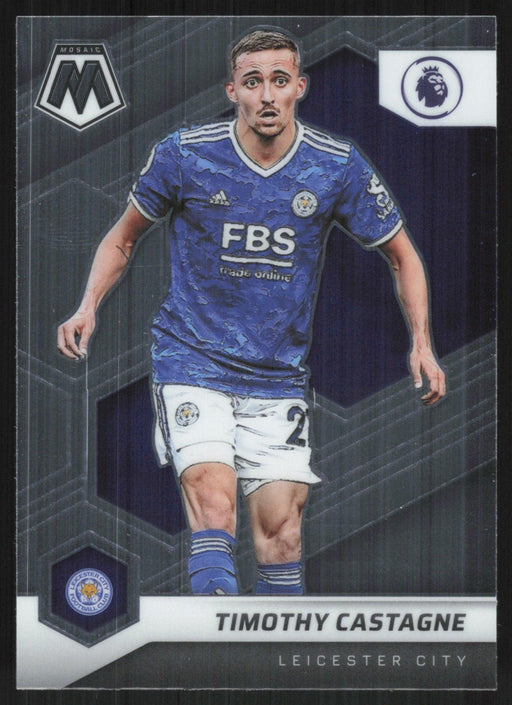 Timothy Castagne 2021 Panini Mosaic Premier League # 28 Leicester City Base - Collectible Craze America