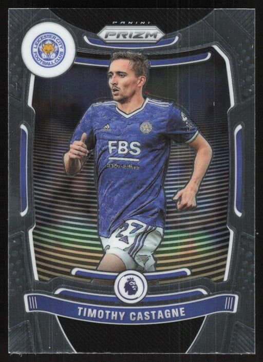 Timothy Castagne 2021 Panini Prizm Premier League # 20 Leicester City - Collectible Craze America