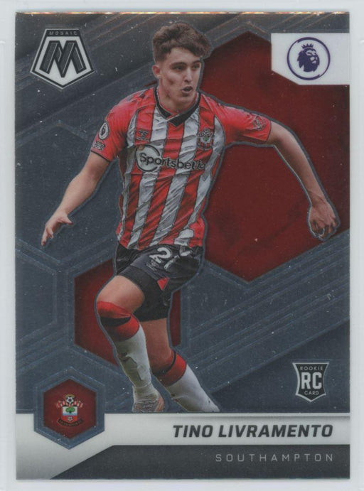 Tino Livramento 2021 Panini Mosaic Premier League # 160 RC Southampton - Collectible Craze America