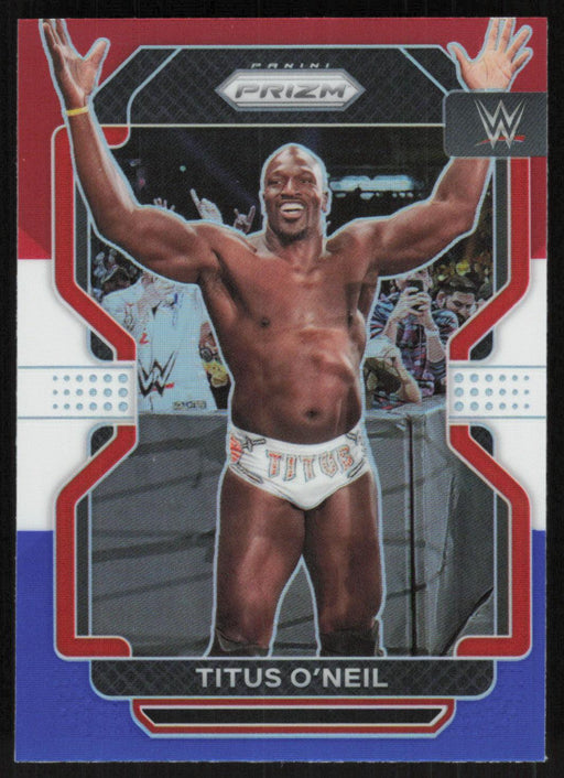 Titus O'Neil 2022 Panini Prizm WWE # 183 Red White Blue Prizm WWE - Collectible Craze America