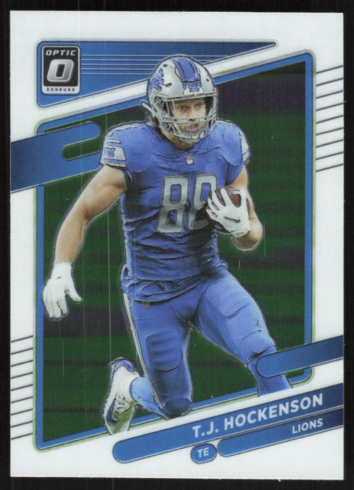 TJ Hockenson 2021 Donruss Optic # 83 Detroit Lions - Collectible Craze America