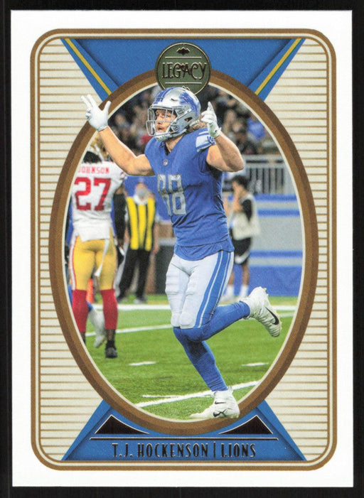 TJ Hockenson 2022 Panini Legacy Football Base # 32 Detroit Lions - Collectible Craze America