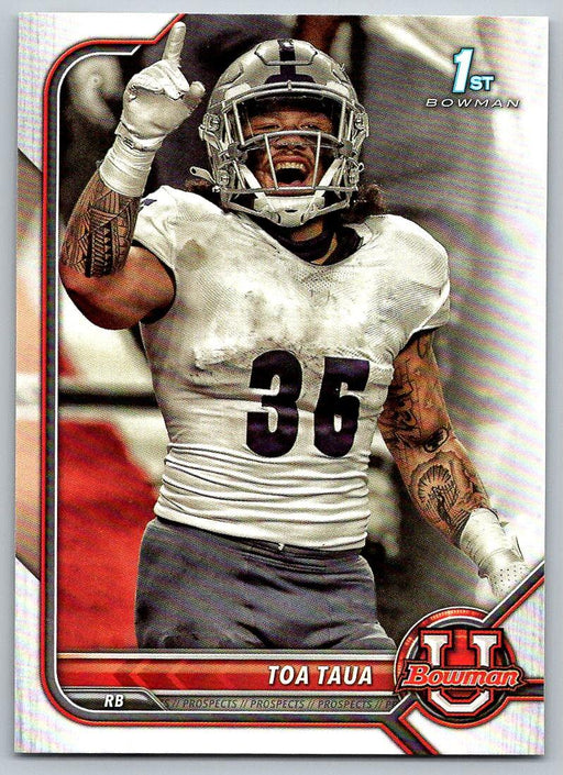 Toa Taua 2021 Bowman University Football # 25 Nevada Wolf Pack 1st Bowman - Collectible Craze America