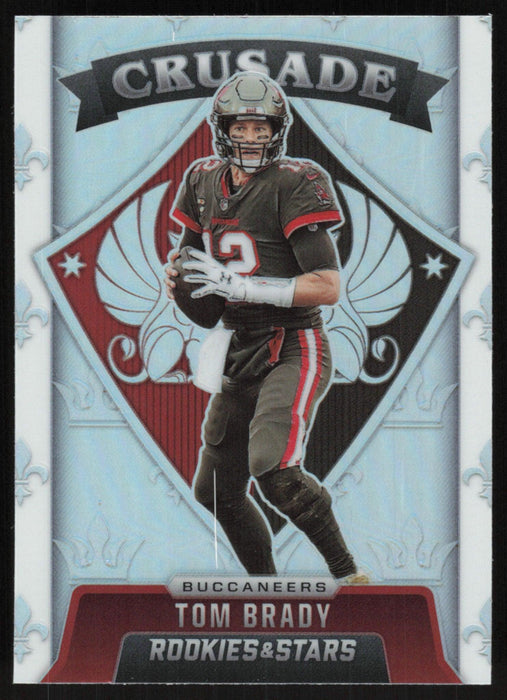 Tom Brady 2021 Panini Rookies & Stars # CR-2 Crusade Silver Prizm Tampa Bay Buccaneers - Collectible Craze America