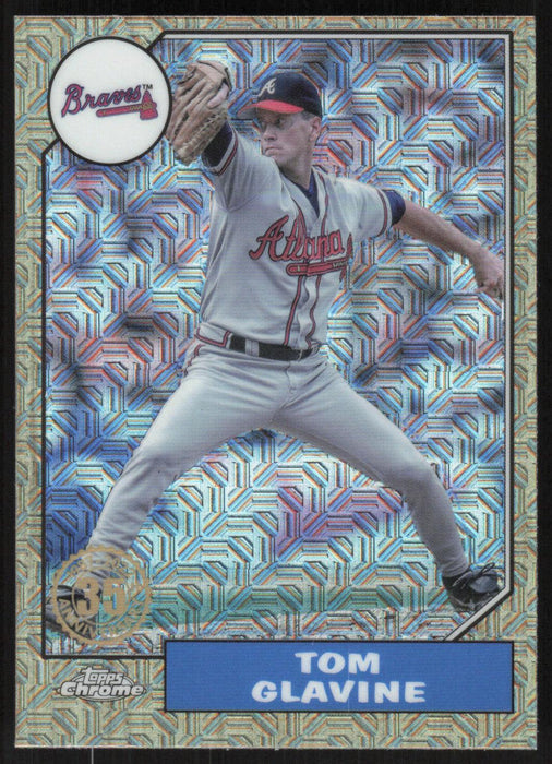 Tom Glavine 2022 Topps Update Chrome Silver Pack Mojo # T87CU-10 Atlanta Braves - Collectible Craze America