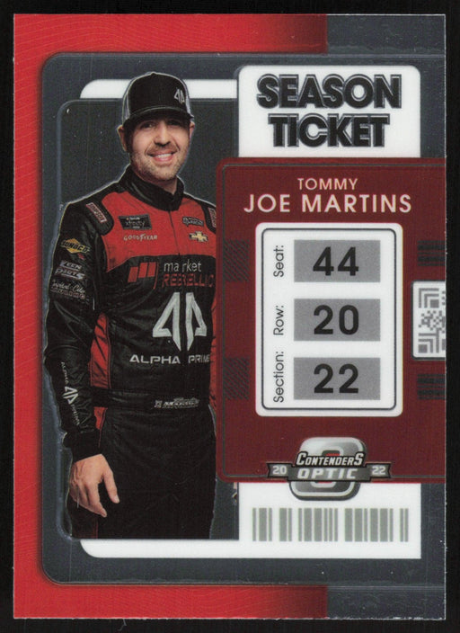 Tommy Joe Martins 2022 Panini Chronicles Racing Contenders Optic # 8 - Collectible Craze America