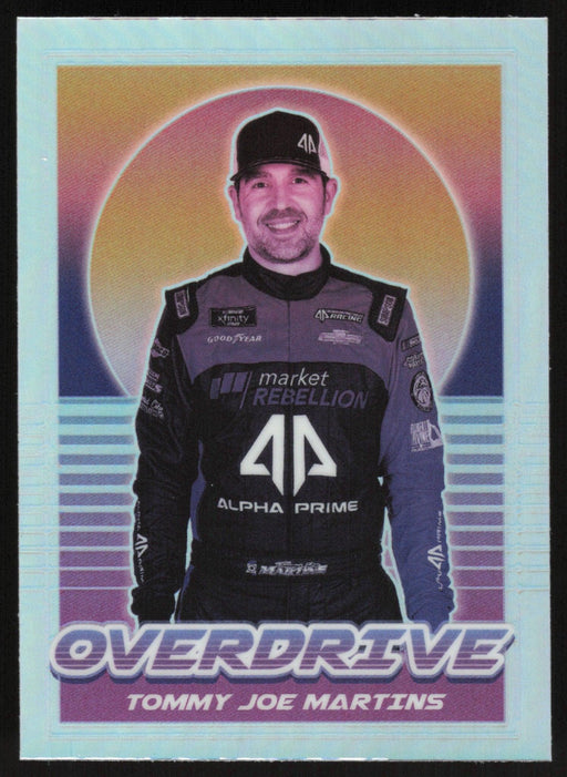 Tommy Joe Martins 2022 Panini Chronicles Racing Overdrive # 15 Silver Prizm - Collectible Craze America