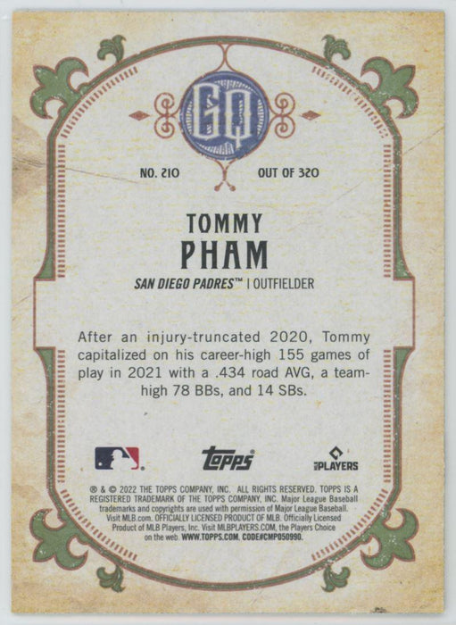 Tommy Pham 2022 Topps Gypsy Queen # 210 San Diego Padres - Collectible Craze America
