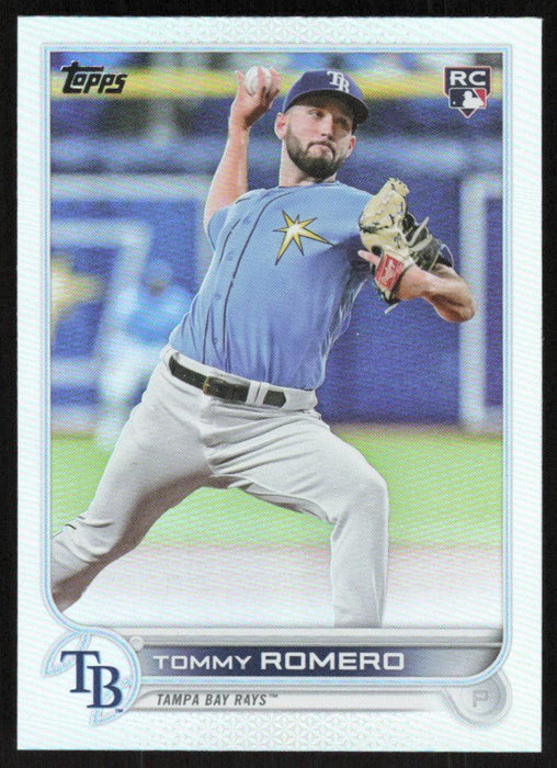 Tommy Romero 2022 Topps Update Rainbow Foil # US76 RC Tampa Bay Rays - Collectible Craze America