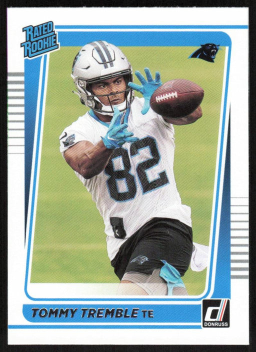 Tommy Tremble 2021 Donruss Football # 302 RC Carolina Panthers Rated Rookie Base - Collectible Craze America