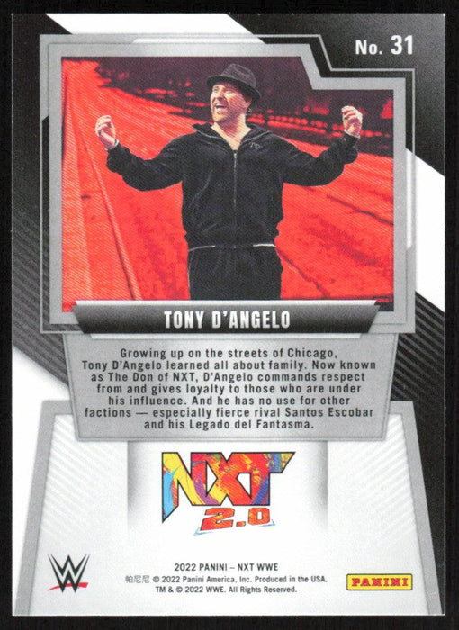 Tony D'Angelo 2022 Panini NXT WWE # 31 RC Base NXT 2.0 - Collectible Craze America