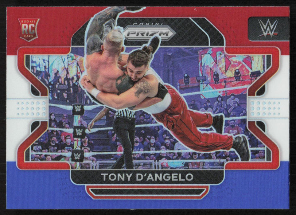 Tony D'Angelo 2022 Panini Prizm WWE # 72 RC Red White Blue Prizm NXT 2.0 - Collectible Craze America