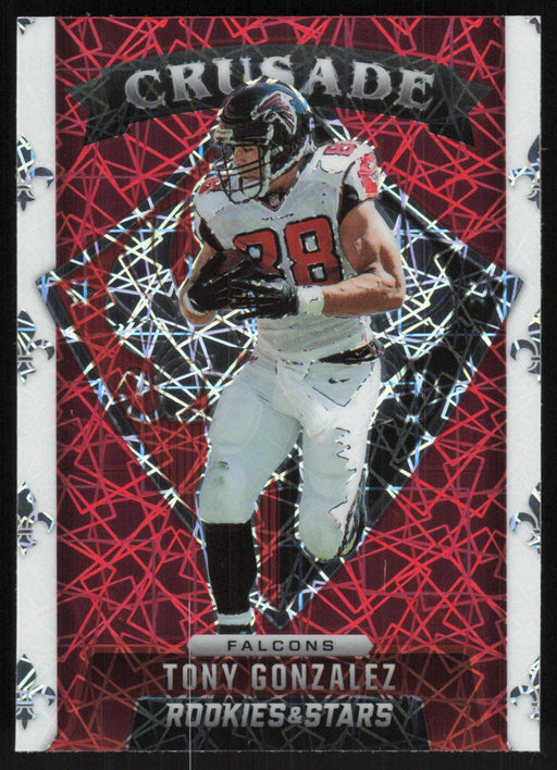 Tony Gonzalez 2021 Panini Rookies & Stars # CR-19 Crusade Longevity Atlanta Falcons - Collectible Craze America