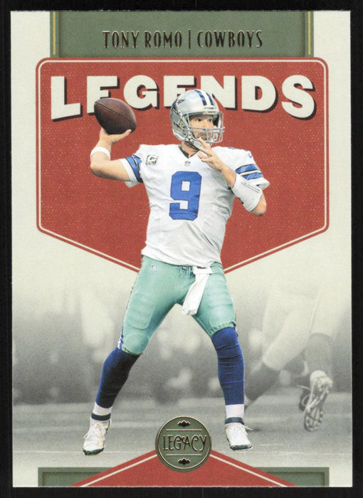 Tony Romo 2022 Panini Legacy Legends # 140 Dallas Cowboys Base - Collectible Craze America